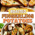 Roasted fingerling potatoes.