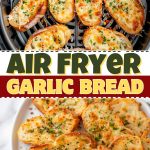 Air fryer garlic bread