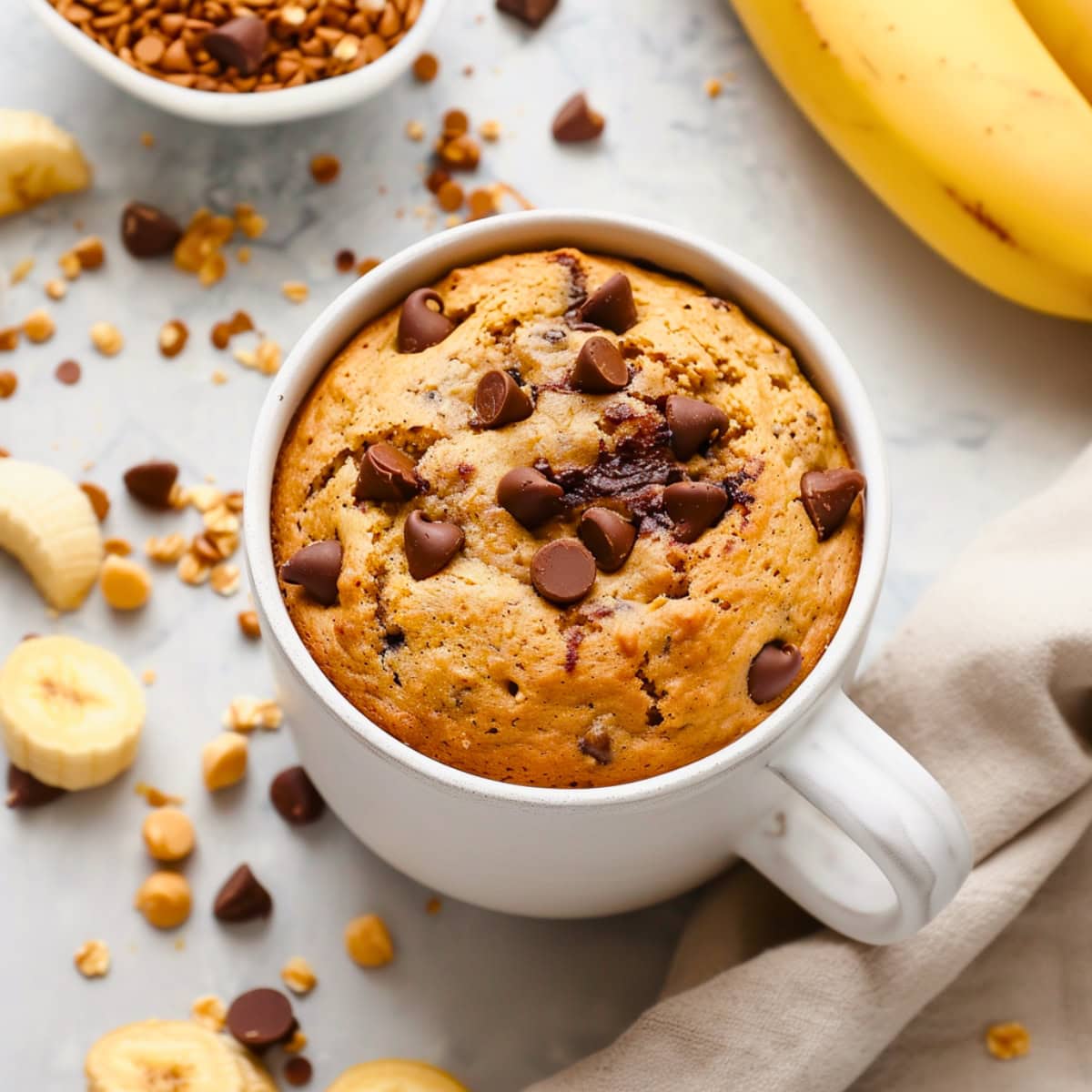 Banana Mug Cake Insanely Good