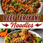 Beef teriyaki noodles