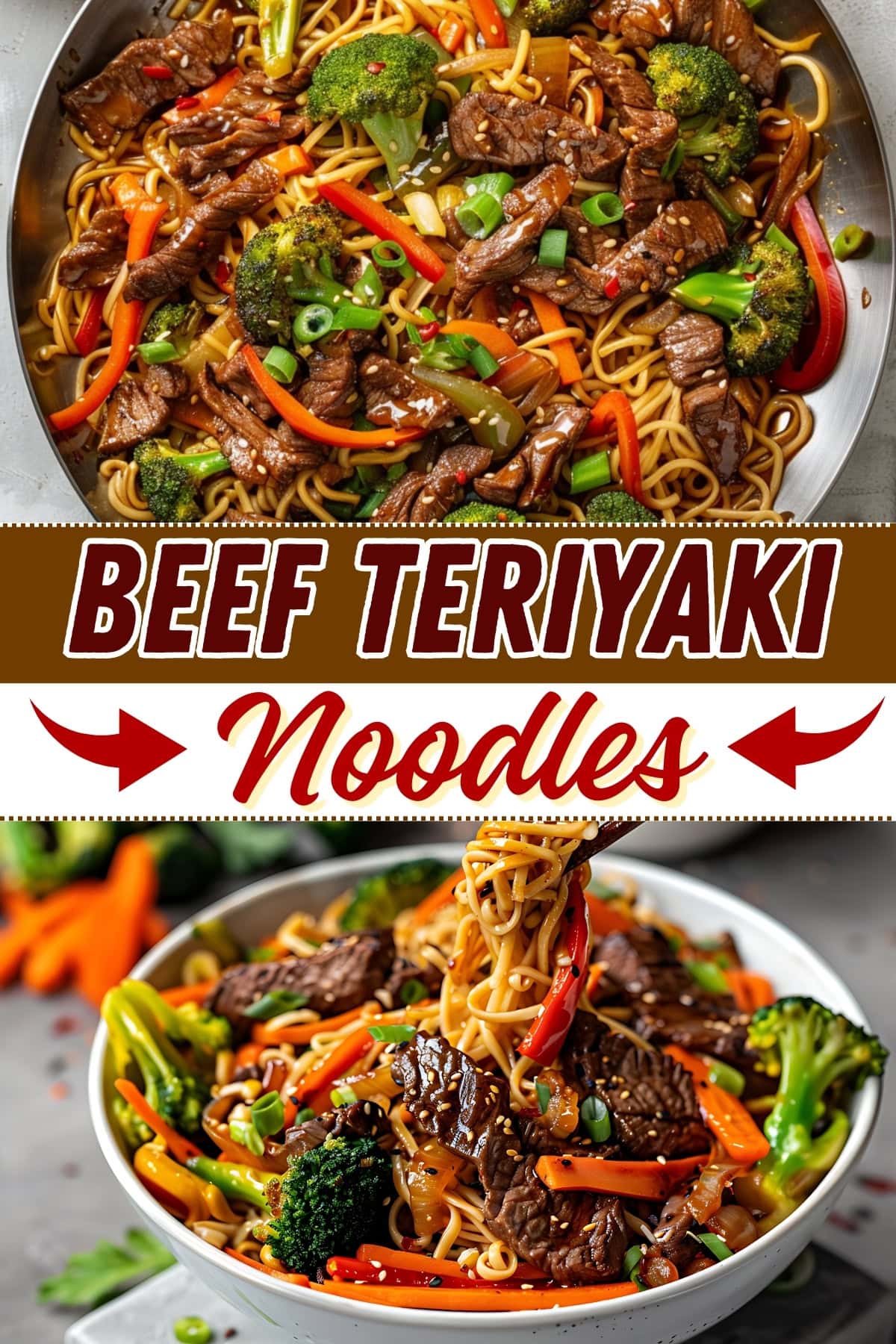 Beef Teriyaki Noodles - Insanely Good