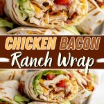 Chicken bacon ranch wrap
