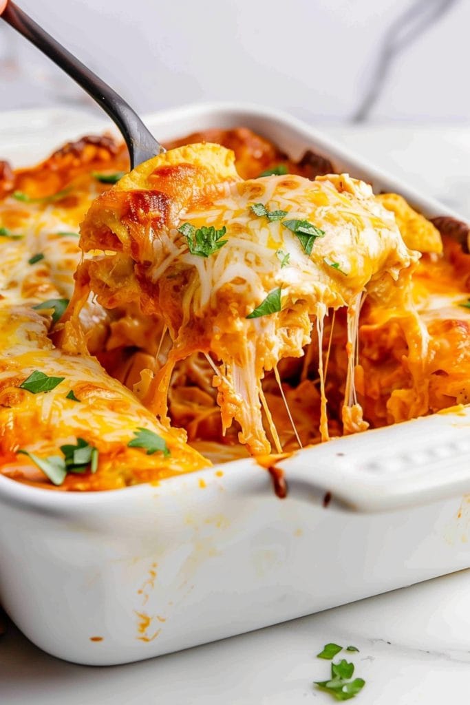 Chicken Enchilada Casserole - Insanely Good
