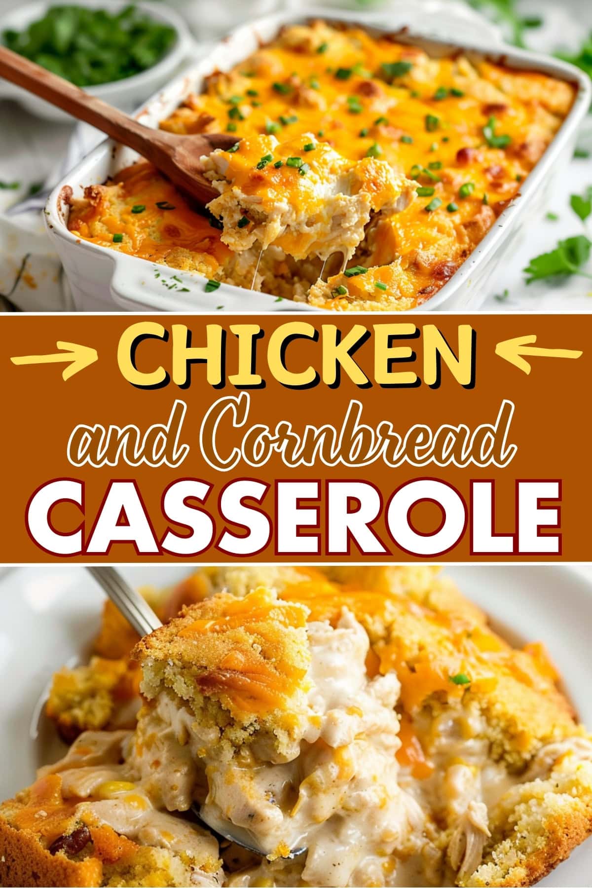 Chicken and Cornbread Casserole - Insanely Good