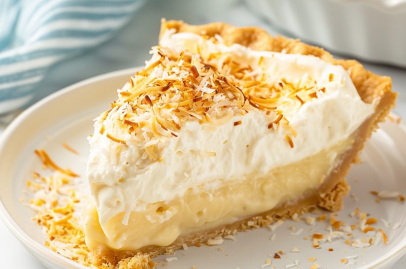 Homemade Coconut Cream Pie