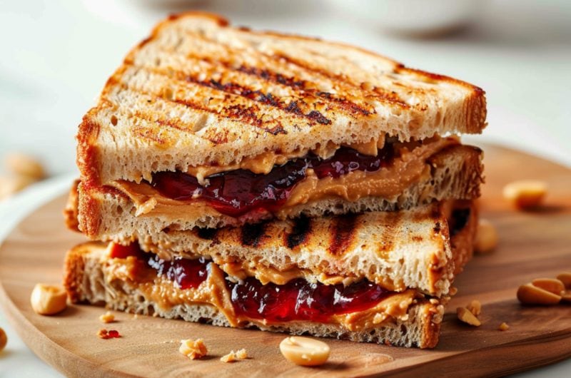 Grilled Peanut Butter and Jelly