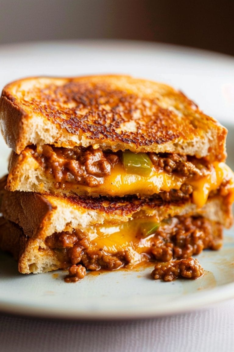 Sloppy Joe Grilled Cheese - Insanely Good