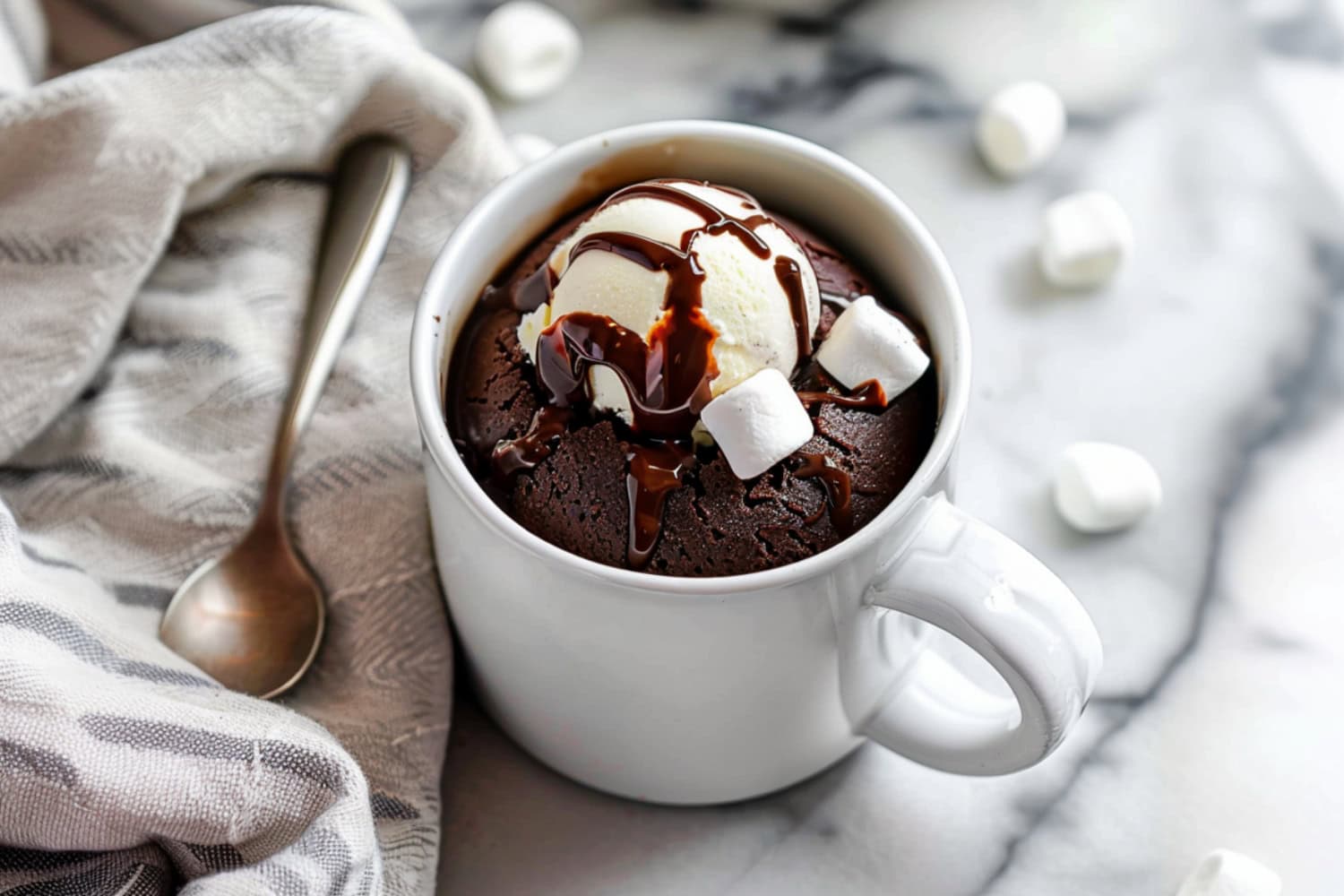 Hot Cocoa Mug Cake - Insanely Good