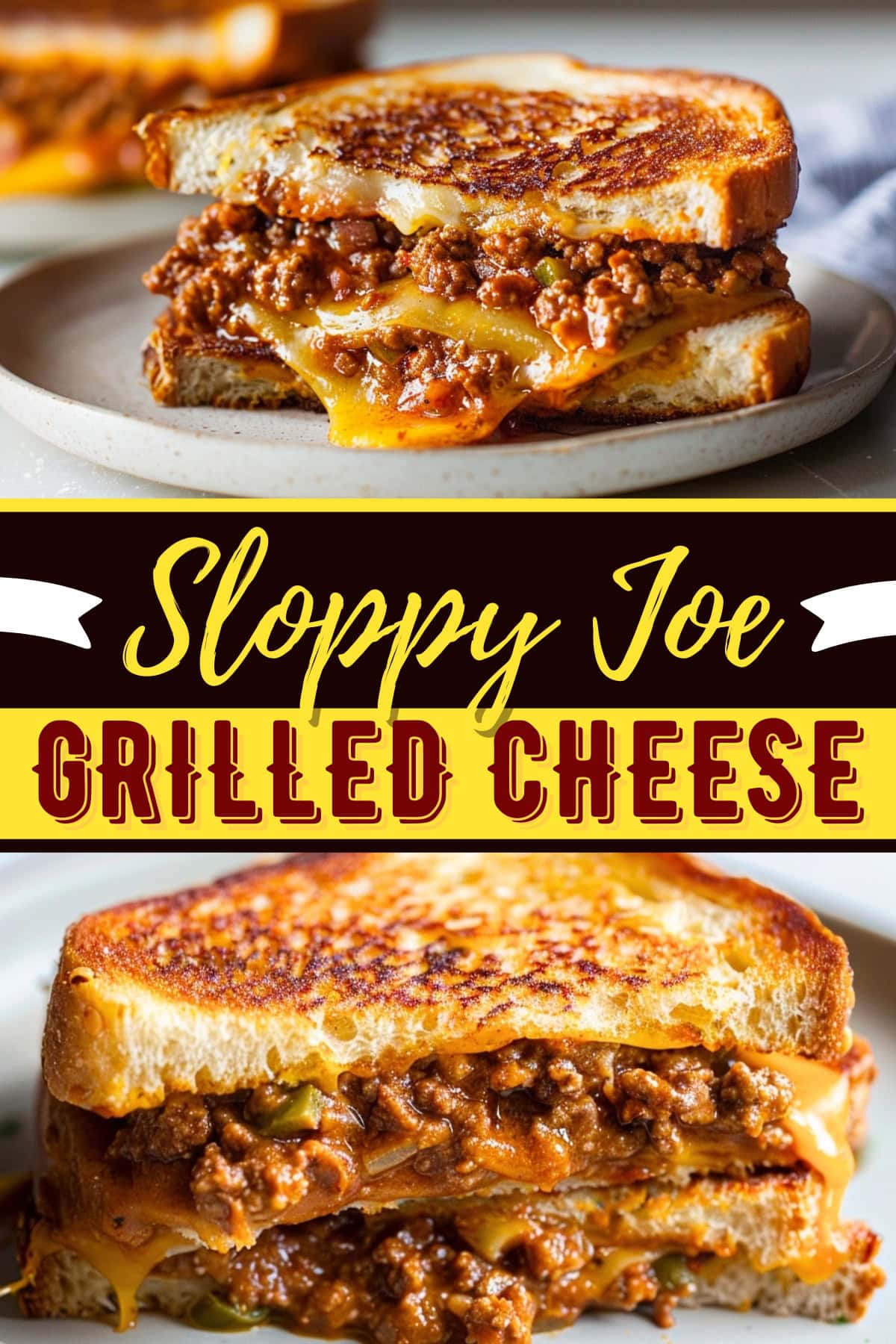 Sloppy Joe Grilled Cheese - Insanely Good