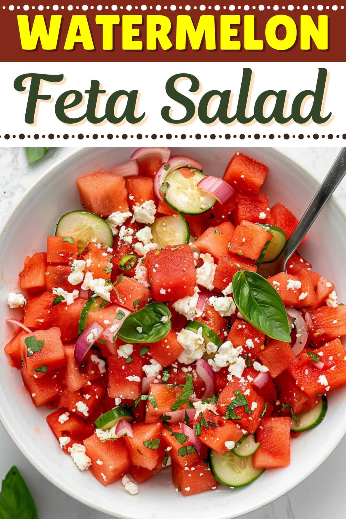 Watermelon Feta Salad Recipe - Insanely Good