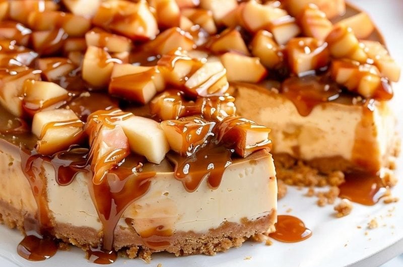 Caramel Apple Cheesecake