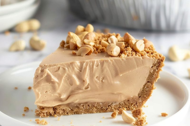 Peanut Butter Cream Pie (No-Bake Recipe)