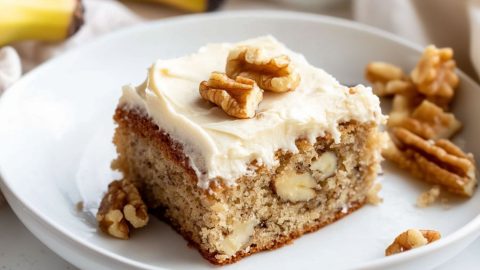 Banana Bread Bars with Brown Butter Frosting