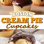 Boston Cream Pie Cupcakes