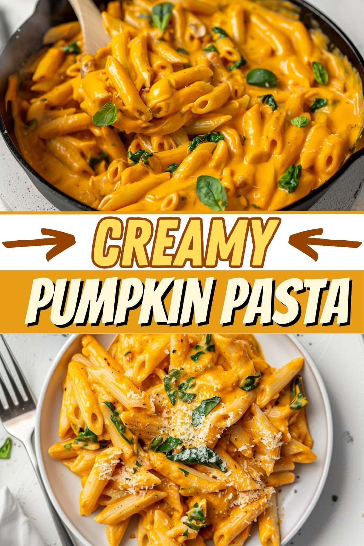 Creamy Pumpkin Pasta - Insanely Good