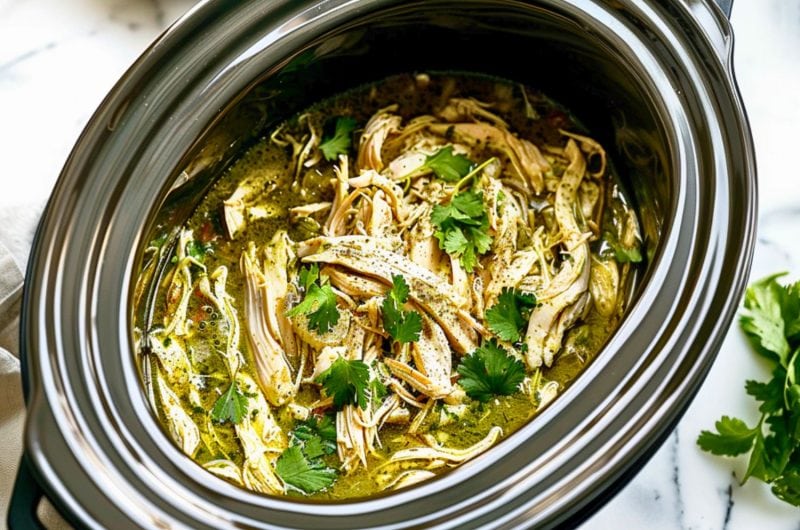 Crockpot Salsa Verde Chicken