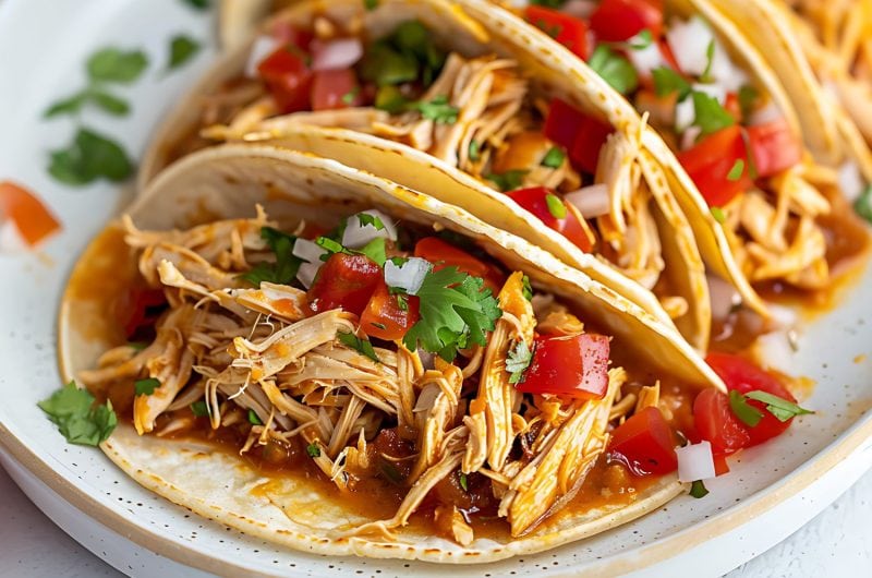 Crockpot Chicken Tacos