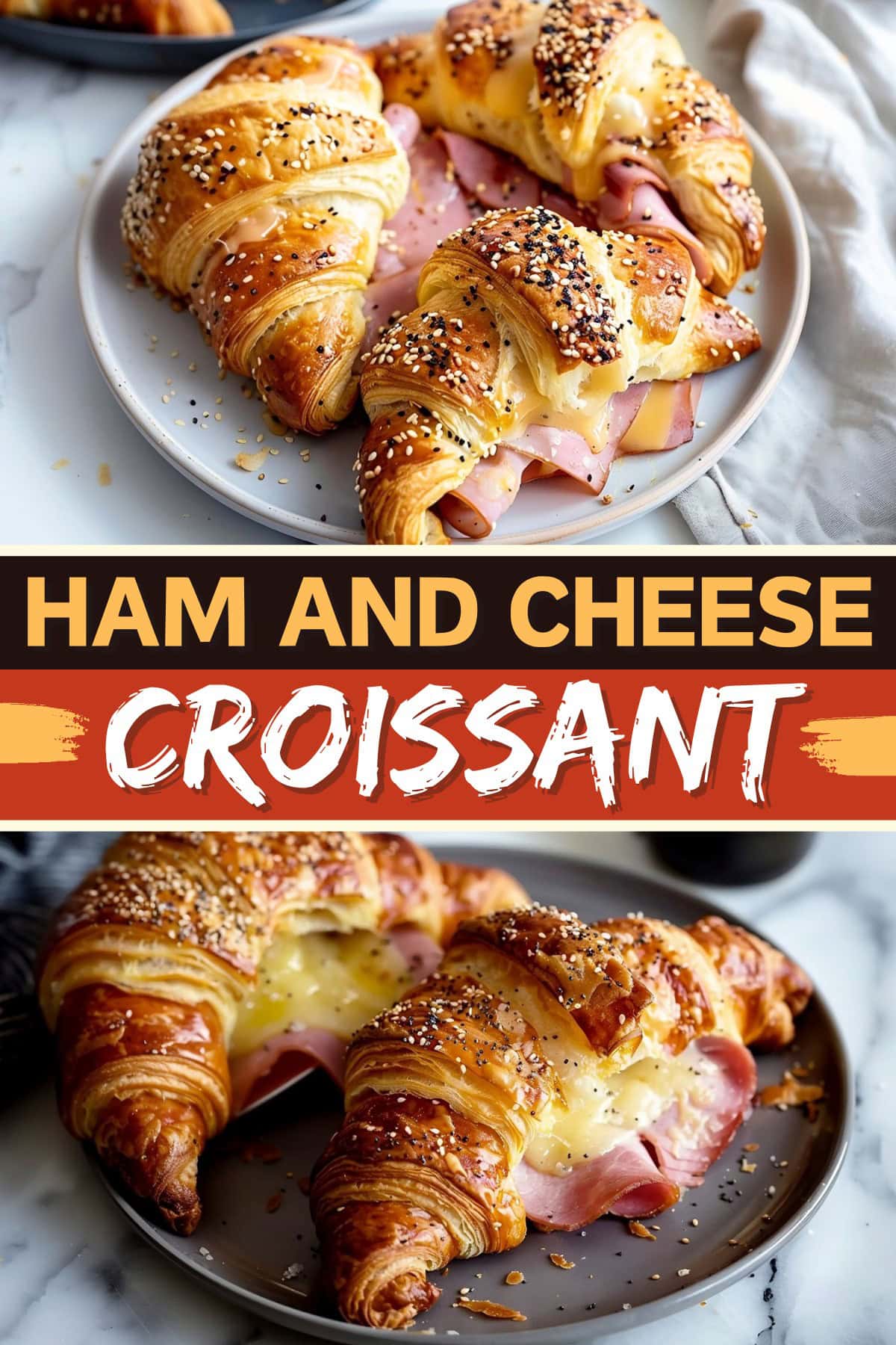 Ham and Cheese Croissant - Insanely Good