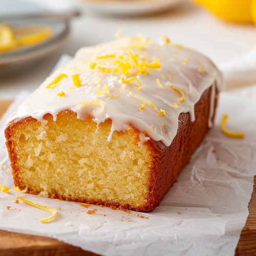 Lemon-Drizzle-Cake-in-a-Wooden