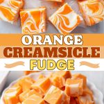 Orange creamsicle fudge