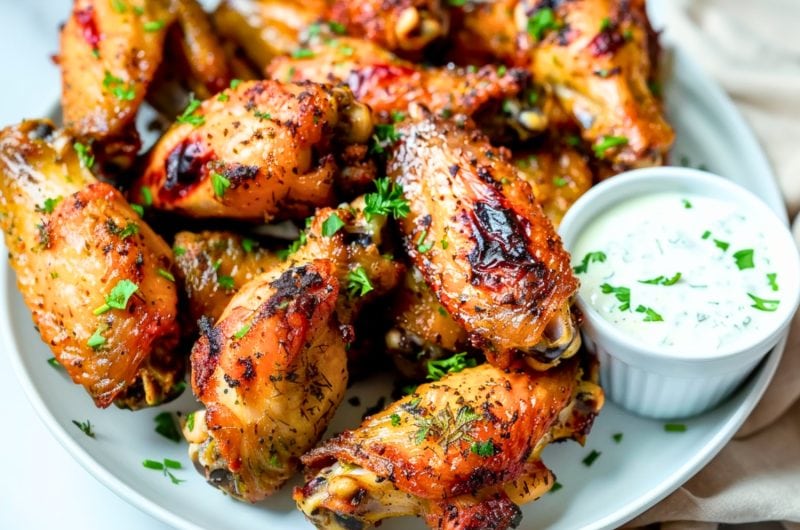 Crispy Ranch Chicken Wings