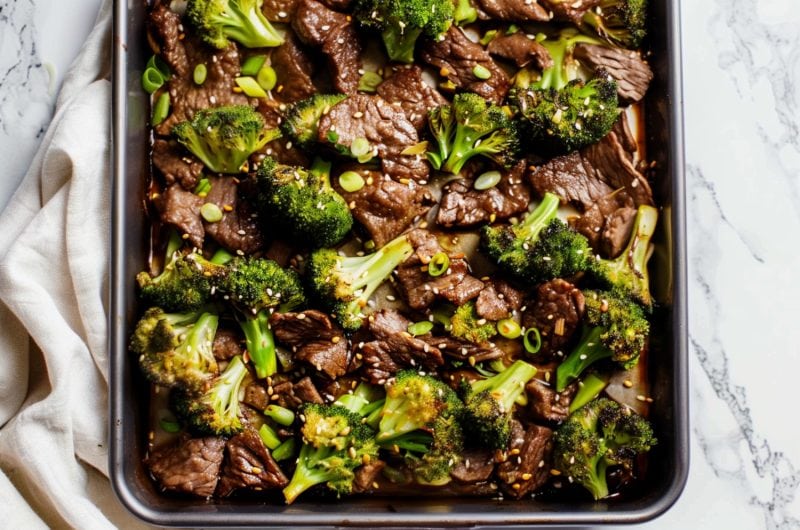 Sheet-Pan Beef and Broccoli