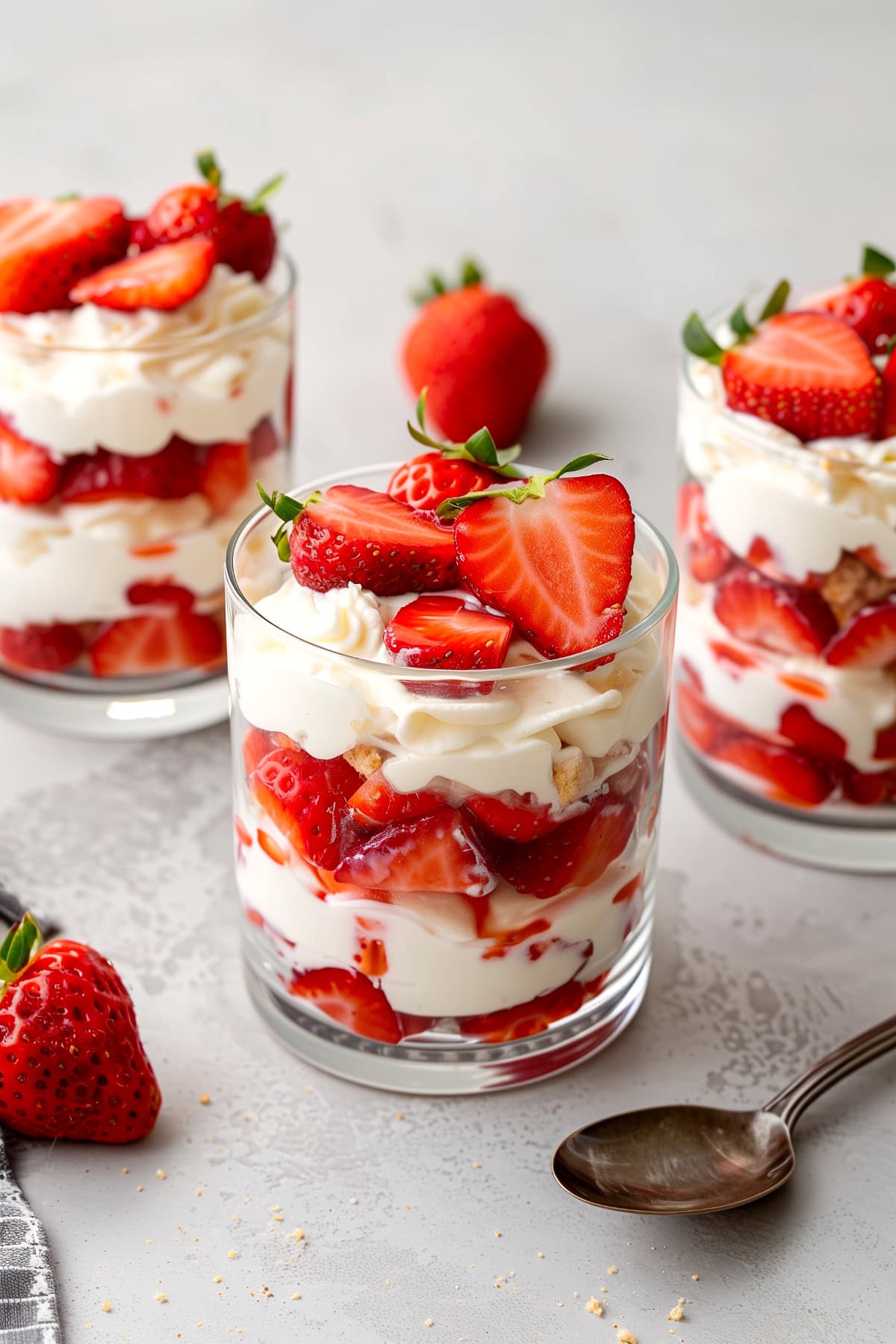 Perfect strawberry Eton mess, featuring a balance of creamy, fruity, and crunchy textures.