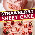 Strawberry Sheet Cake