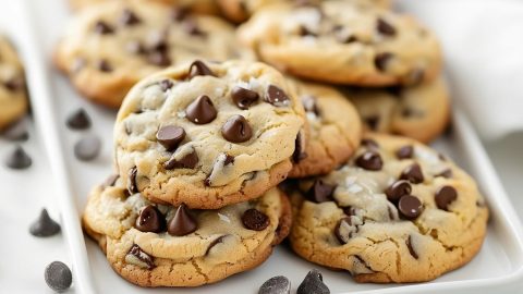 Banana Bread Chocolate Chip Cookies