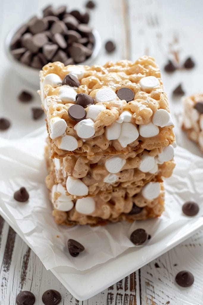 Amazing Chocolate Chip Rice Krispie Treats Photos