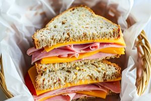 Ham and Cheese Sandwich