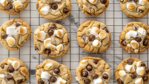 Marshmallow Chocolate Chip Cookies