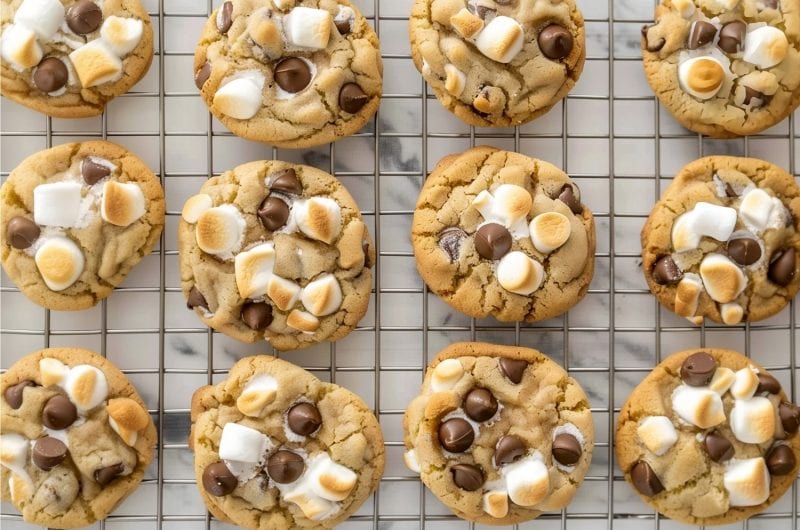 Marshmallow Chocolate Chip Cookies