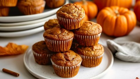 Pumpkin Banana Muffins