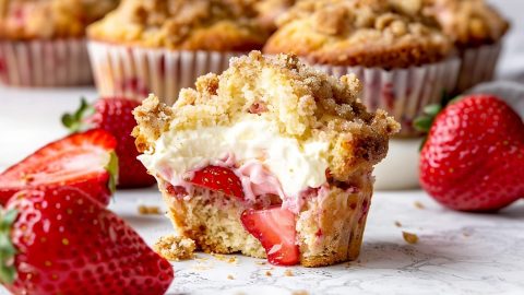 Strawberry Cream Cheese Muffins