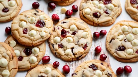 White Chocolate Cranberry Cookies