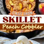 Cast Iron Skillet Peach Cobbler