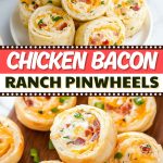 Chicken Bacon Ranch Pinwheels