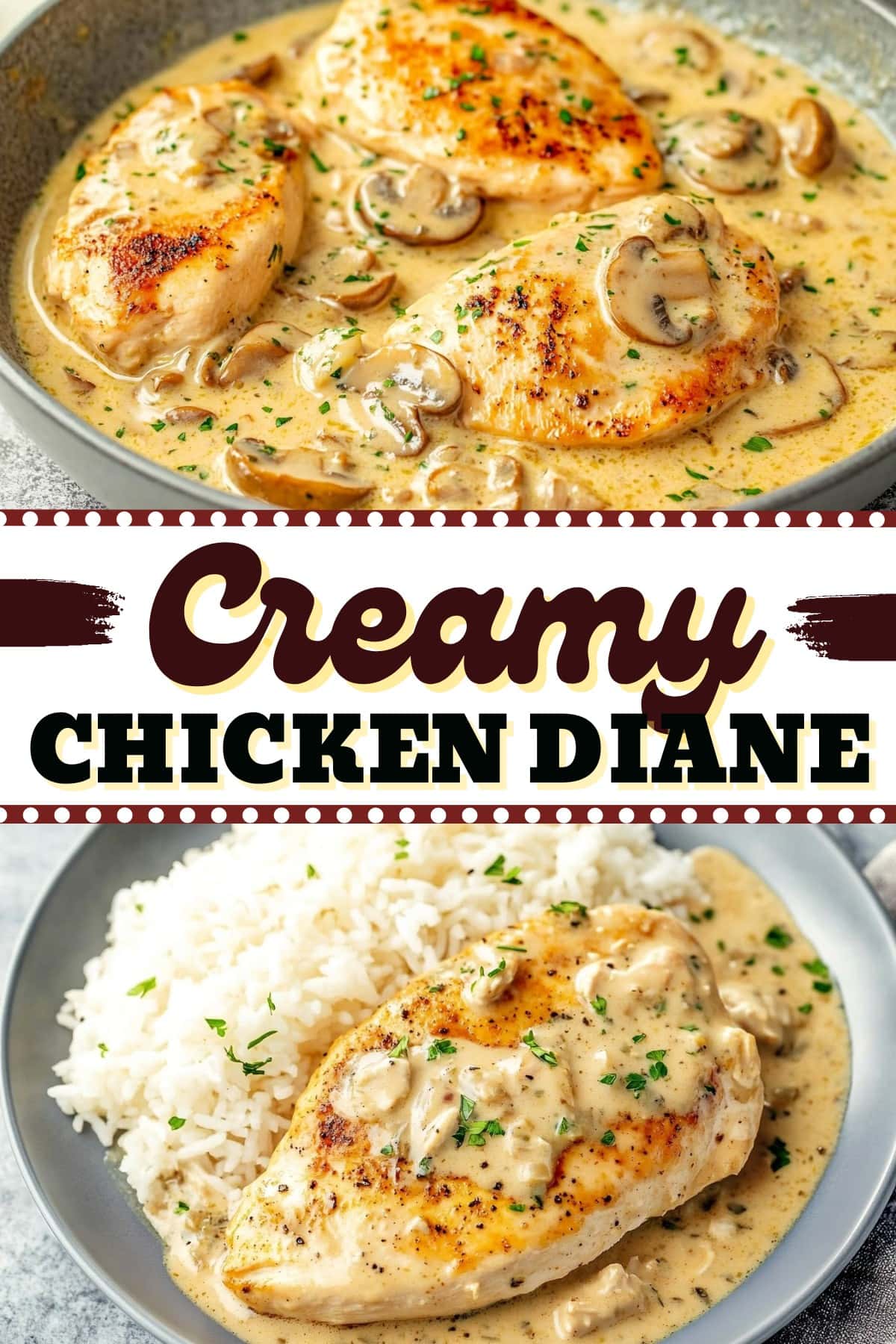 Creamy Chicken Diane - Insanely Good