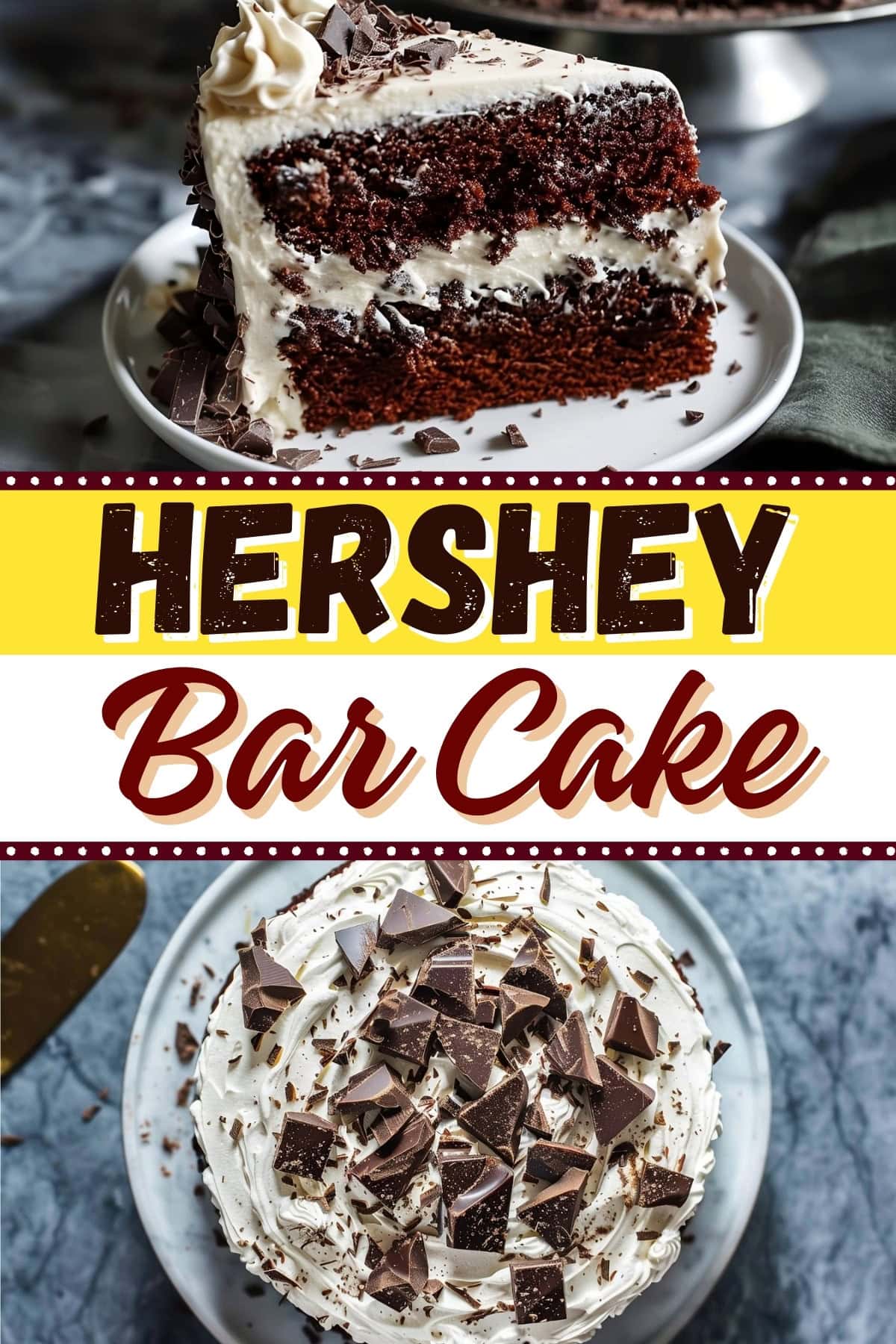 Hershey Bar Cake - Insanely Good