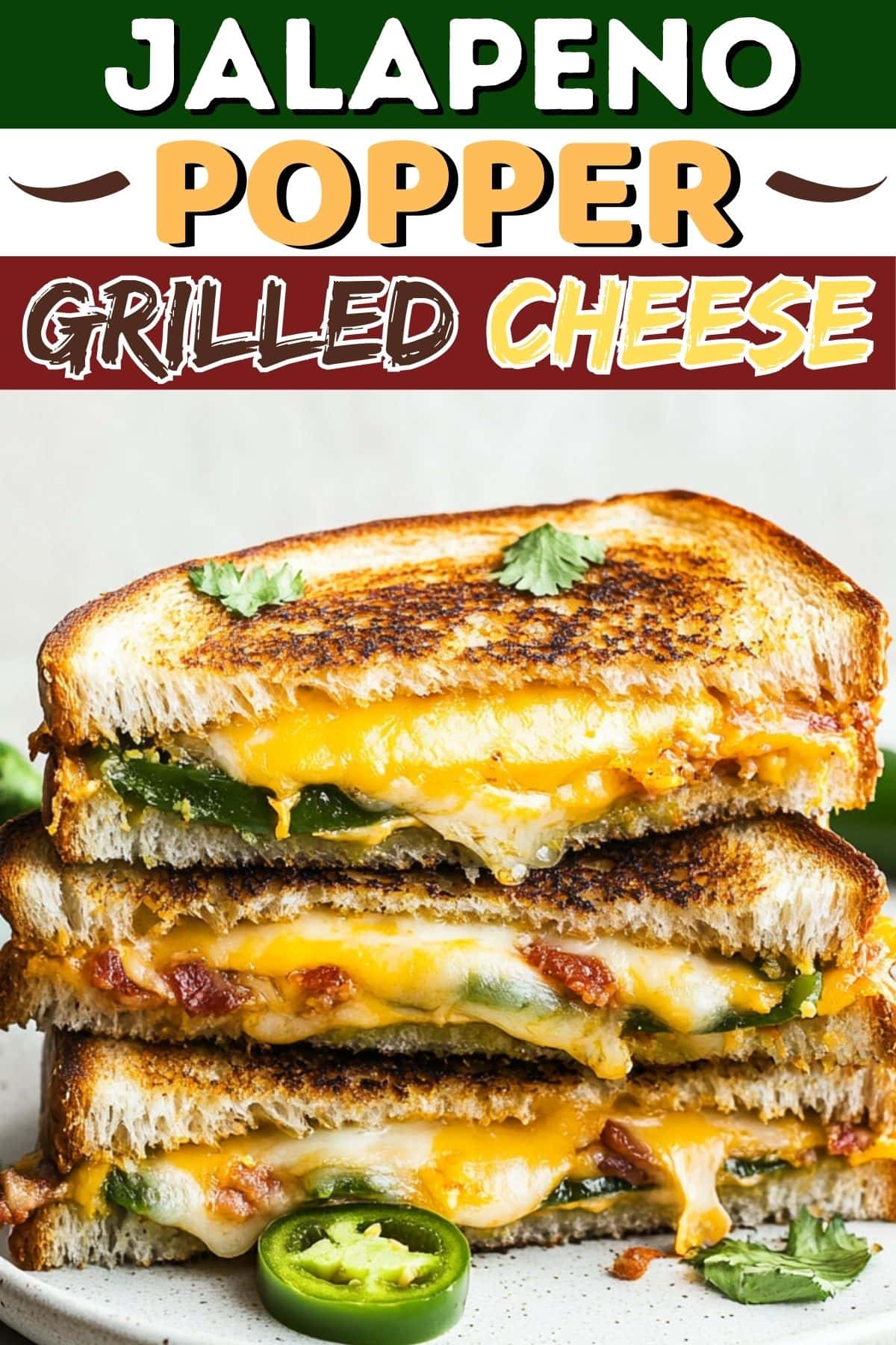 Jalapeño Popper Grilled Cheese - Insanely Good