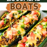 Taco Zucchini Boats