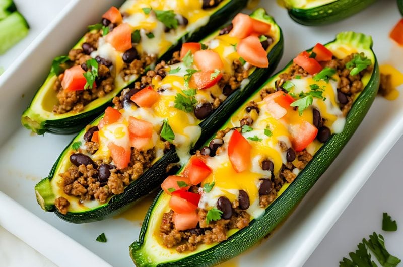 Taco Zucchini Boats