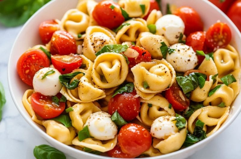 Tortellini Caprese Salad