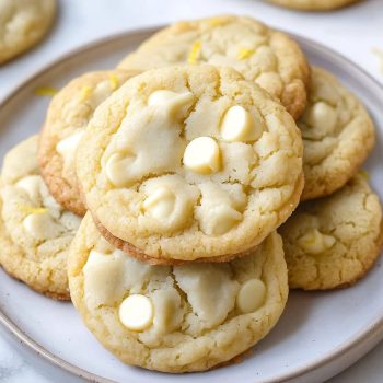 Lemon White Chocolate Chip Cookies