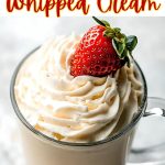 Baileys whipped cream.