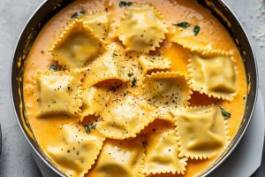 Creamy Pumpkin Ravioli