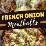 French Onion Meatballs