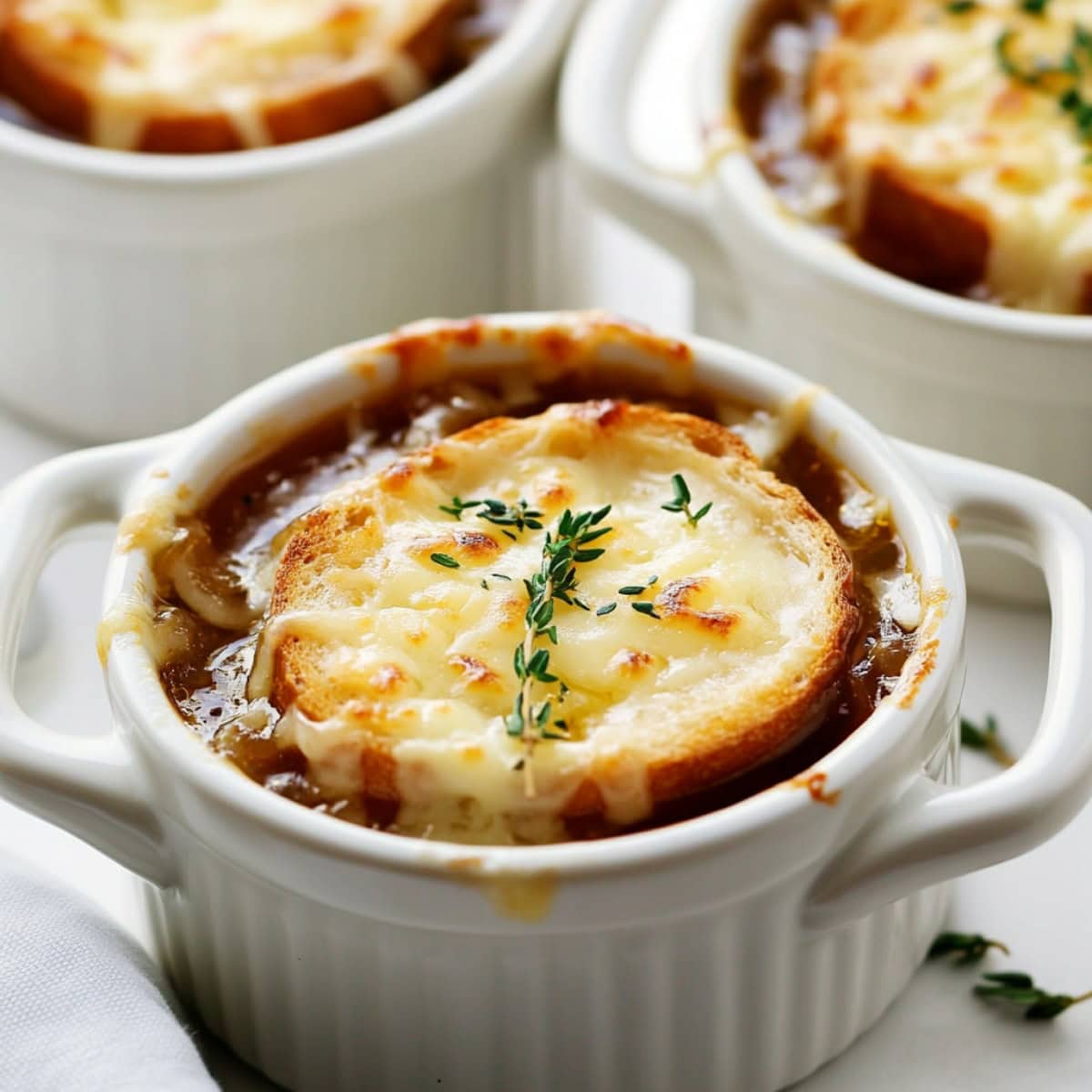 French onion soup 