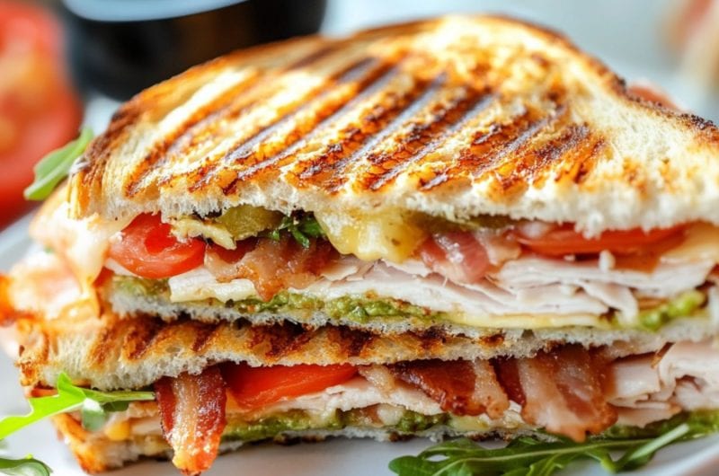 Chicken Panini with Bacon and Cheese - Insanely Good